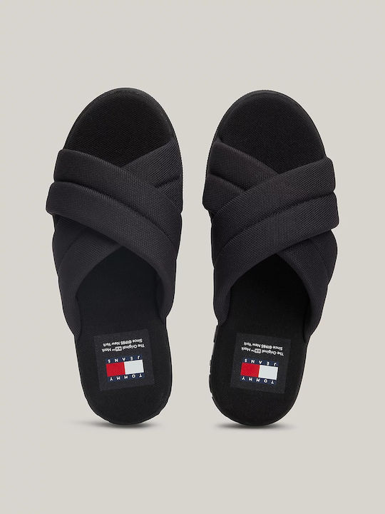 Sandale Casual Damă Flatforme Negre