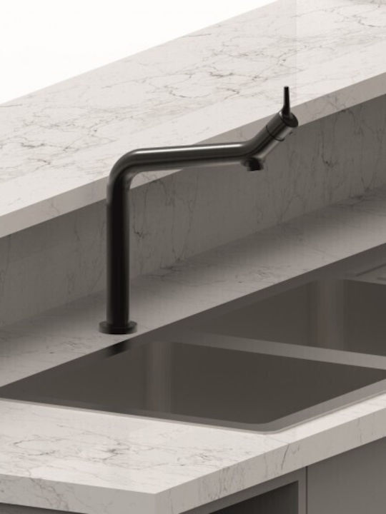 Inter Ceramic Icf Смесител За Кухня Настолен Черен