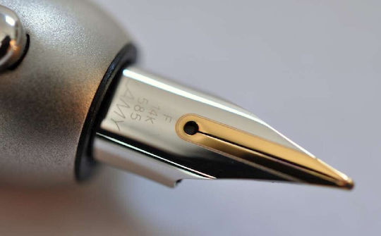 Lamy Stilou Medium Negru Cu Cerneală Neagră