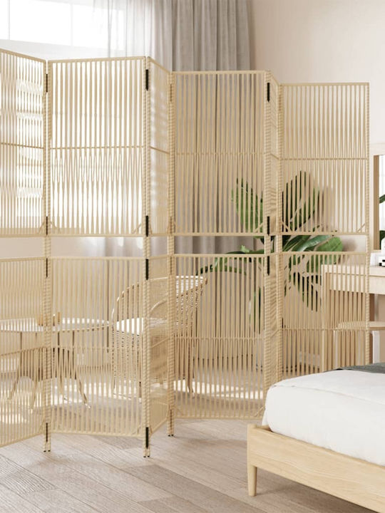 vidaXL Decorativ Paravan din Rattan 294x200cm