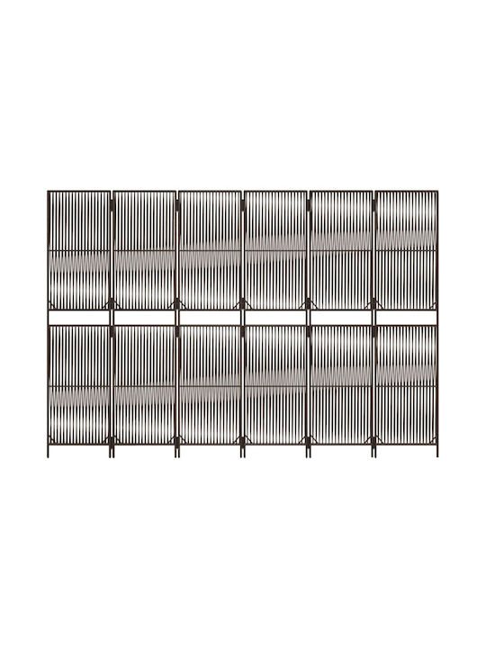 vidaXL Decorativ Paravan din Rattan 294x200cm