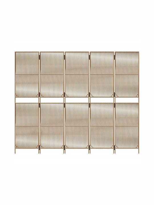 vidaXL Dekorativer Raumteiler aus Rattan 245x200cm