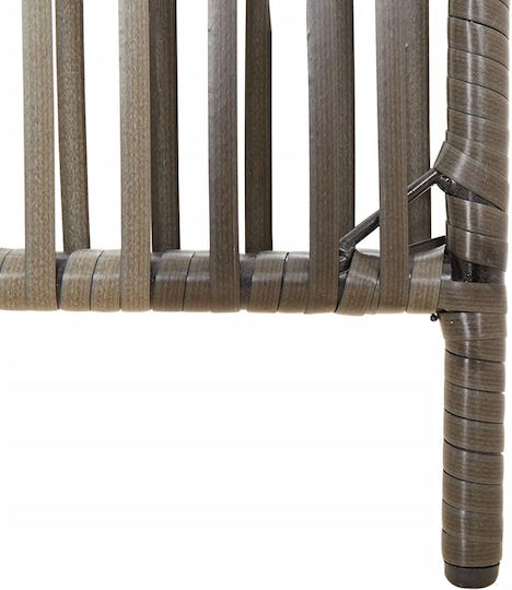 vidaXL Dekorativer Raumteiler aus Rattan 245x200cm