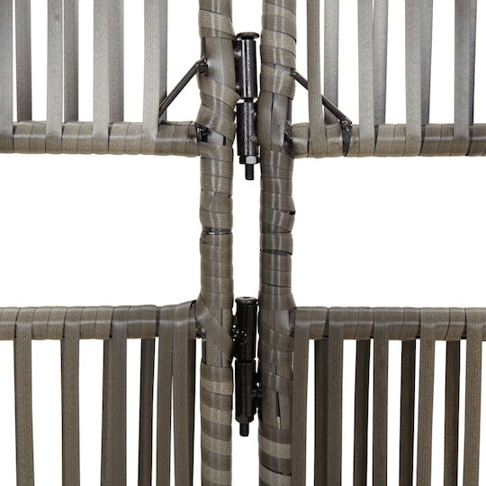 vidaXL Dekorativer Raumteiler aus Rattan 245x200cm