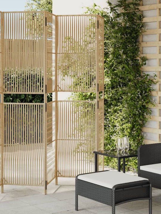 vidaXL Dekorativer Raumteiler aus Rattan 245x200cm