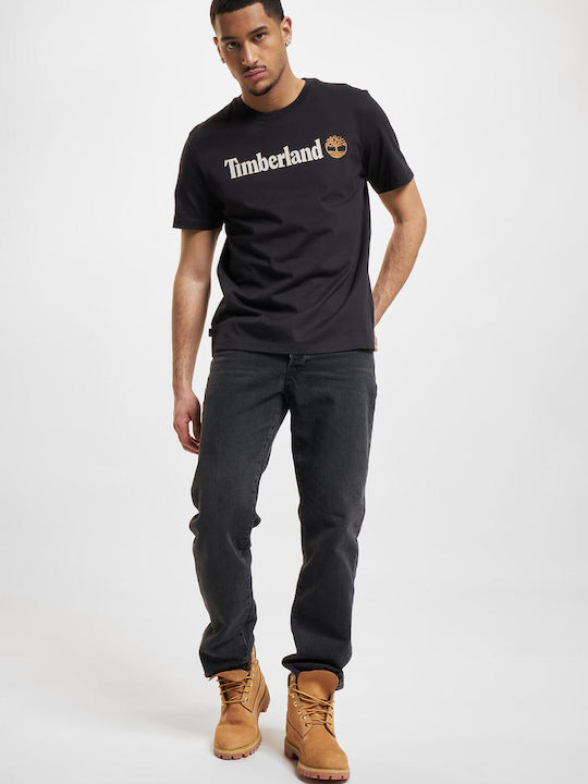Timberland Men's Short Sleeve Blouse Black