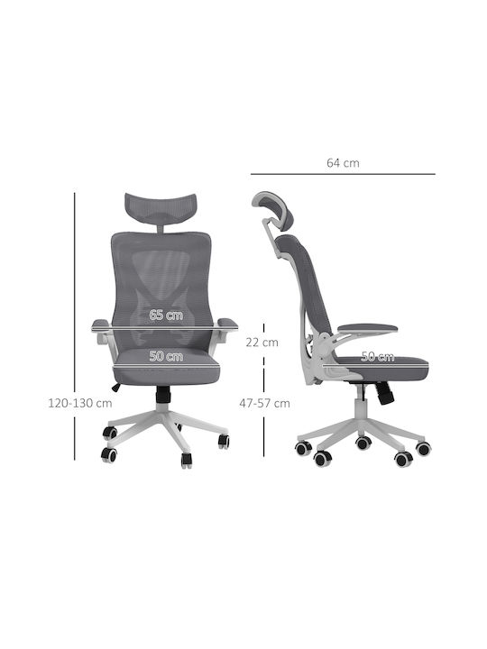 Vinsetto Office Chair with Adjustable Arms Black