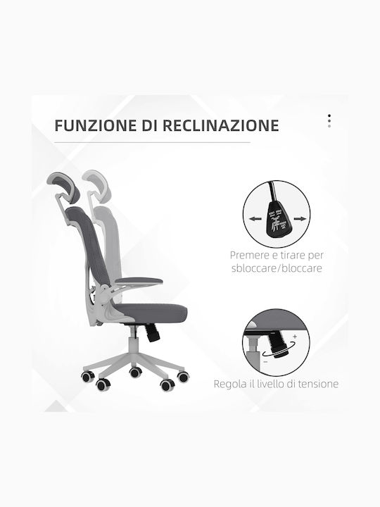 Vinsetto Office Chair with Adjustable Arms Black