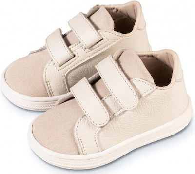 Babywalker Ecru Baptism Leather Sneakers