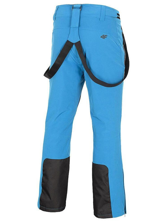 4F H4Z20-SPMN003-33S Men's Trousers for Ski & Snowboard Turquoise