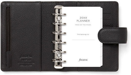 Filofax Pocket Notizbuch Schwarz