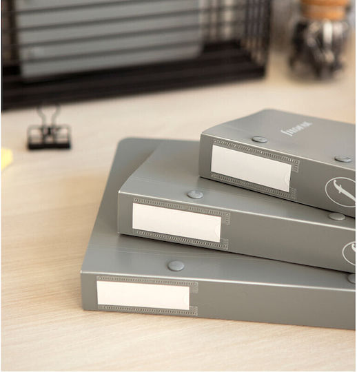 Filofax Personal Ανταλλακτικές Κόλλες 200 Φύλλων Γκρι