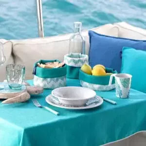Marine Business Sofa-Kissen Türkis 2er-Pack 45x45cm