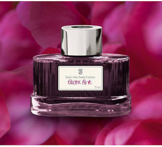 Graf Von Faber-Castell Ersatz- und Füllfederhaltertinten für Füllfederhalter Extra Fein Rosa 75ml