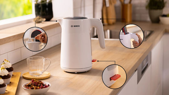 Bosch Mymoment Електрическа Кана 1.7л 2400W Бял