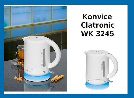 Clatronic Fierbător 1.5lt 2200W Alb