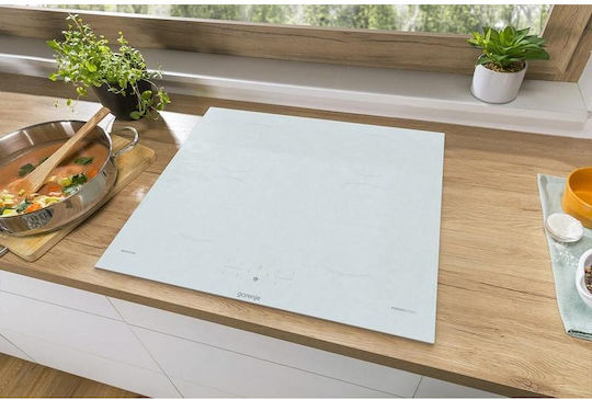 Gorenje Gi6401wsc Induktionskochfeld Autonom mit Kindersicherung 59.5x52εκ. Weiß