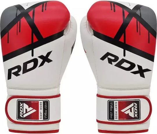 RDX F7 Ego Детски Боксови Ръкавици Кожени За Състезания Многоцветни