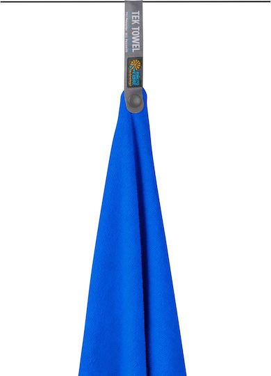 Sea to Summit Tek Microfiber Face Towel with Case Cobalt Blue 100x50cm