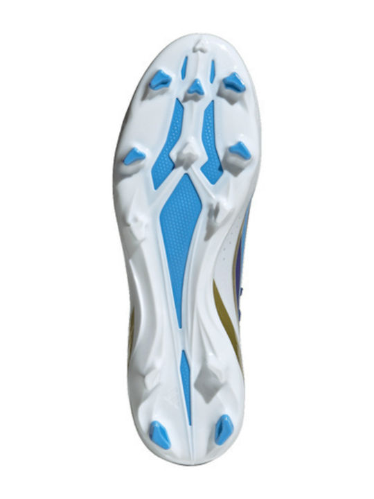 adidas X Crazyfast League Messi Football Shoes with Cleats Lucid Blue / Blue Burst / Cloud White