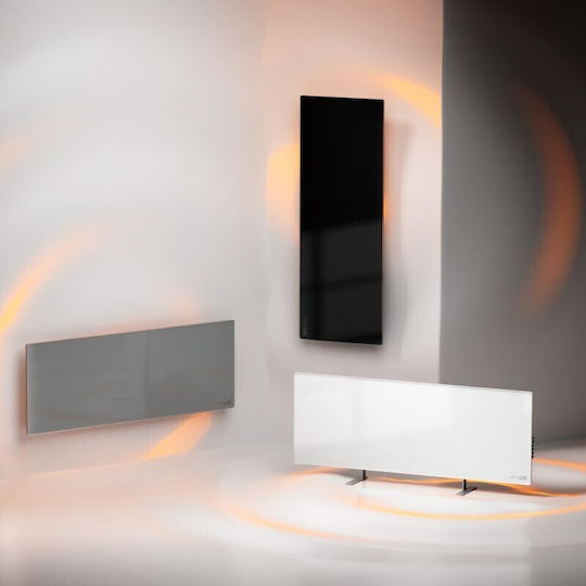 AENO Konvektorheizung Boden 700W mit elektronischem Thermostat 100x36.5cm Weiß