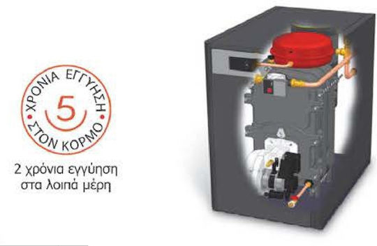 Domusa Evolution Individual Boiler Condensation Petroleum with Burner 25795kcal/h