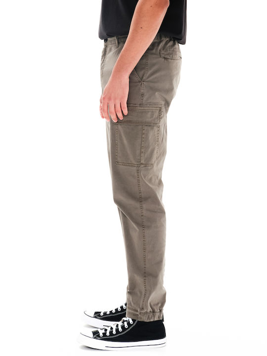 Hose Cargo Elastisch Olive