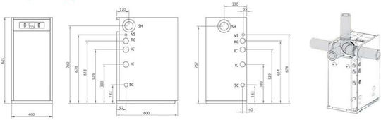 Domusa Minny 20 Boiler Condensare Cazane cu arzător 17196kcal/h