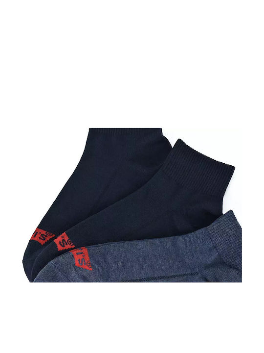 Levi's Cut Batwing Logo Men's Socks Blue 3Pack
