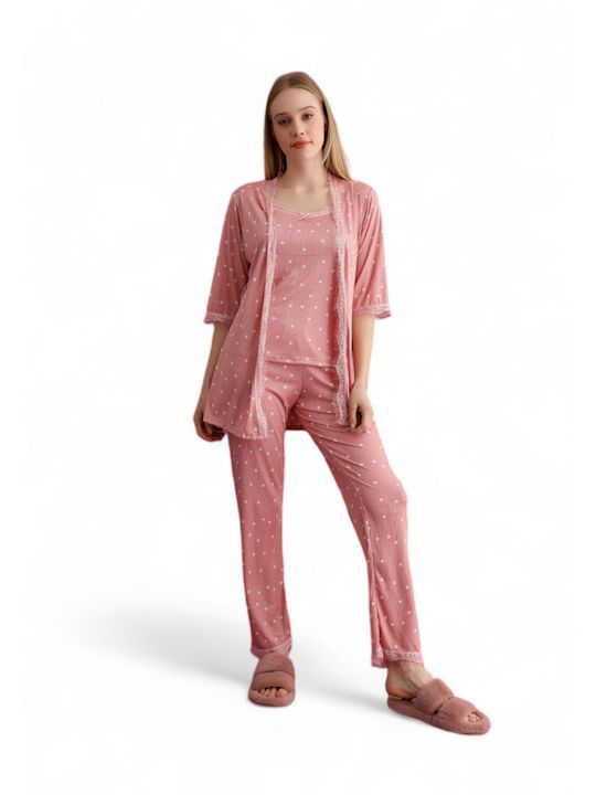 Eliz Winter Women's Pyjama Set Rose