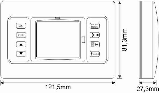 Olympia Electronics BS-819 Kit Ψηφιακός Θερμοστάτης Χώρου