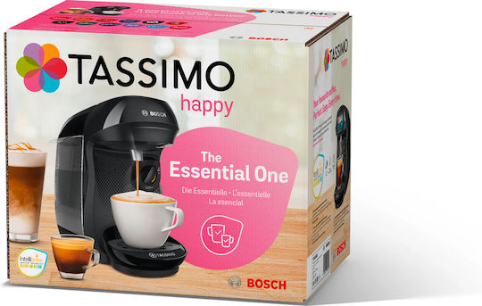 Bosch Happy Pod Coffee Machine Tassimo Pressure 3.3bar Black