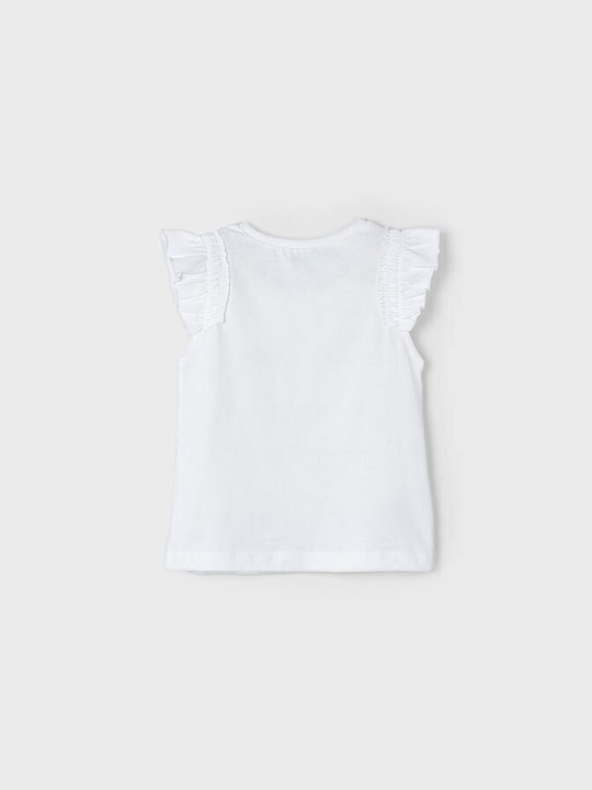 Mayoral Children's Blouse Short Sleeve White