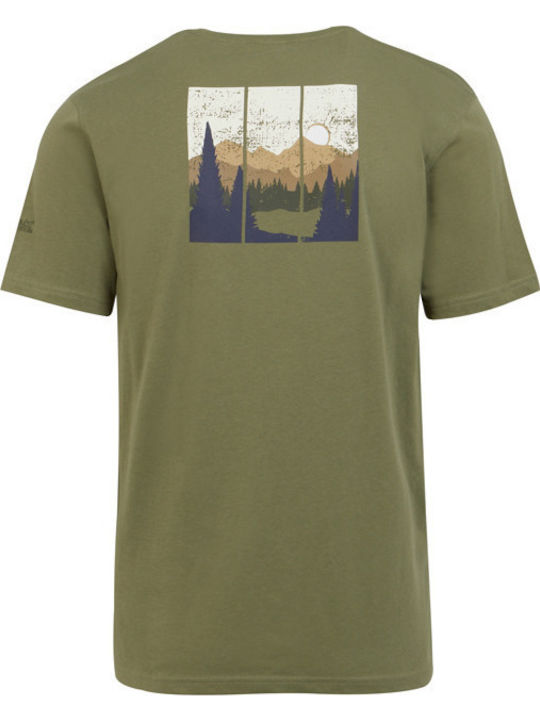 Regatta Ανδρικό Διαφημιστικό T-shirt Κοντομάνικο σε Χακί Χρώμα