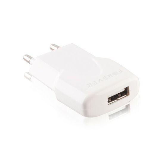 Forever Charger Without Cable with USB-A Port White (80-0406)