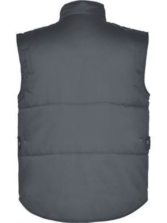 Roly Almanzor Men's Safety Vest Gray