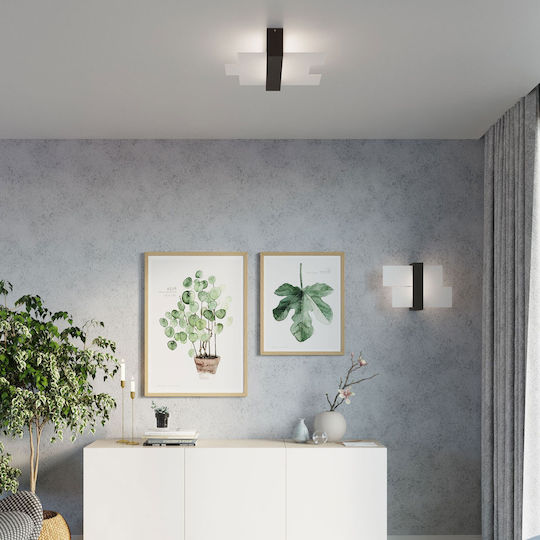 Sollux Feniks Modern Lumină de Perete cu Soclu E27 Maro 50x20x20cm