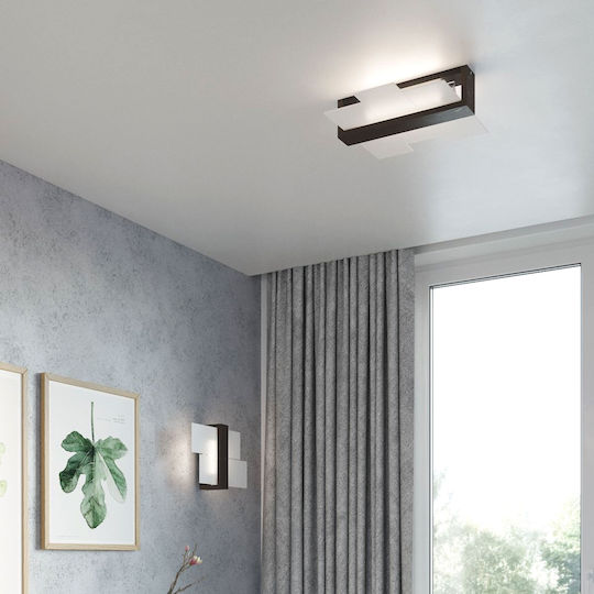 Sollux Feniks Modern Lumină de Perete cu Soclu E27 Maro 50x20x20cm