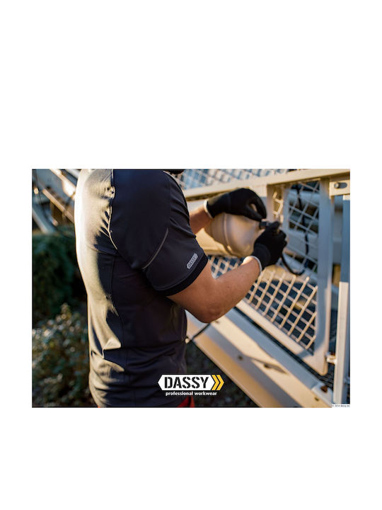 Dassy Workwear Ανδρική Μπλούζα Εργασίας Polo Γκρι