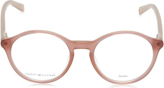 Tommy Hilfiger Γυναικείος Κοκκάλινος Σκελετός Ροζ TH1841 35J