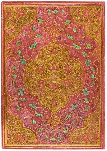 Paperblanks Σημειωματάριο Ριγέ με Λάστιχο Ροζ