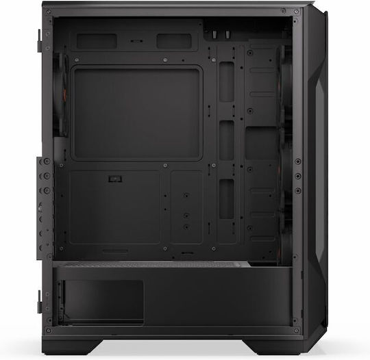 Krux KRXD001 Gaming Middle Tower Carcasă Calculator cu Iluminare RGB Negru