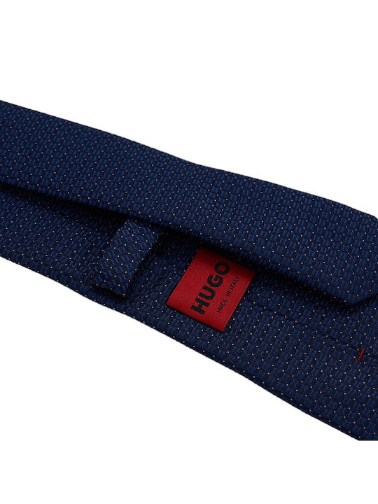 Hugo Boss Cravată pentru Bărbați Mătase în Culorea Albastru marin