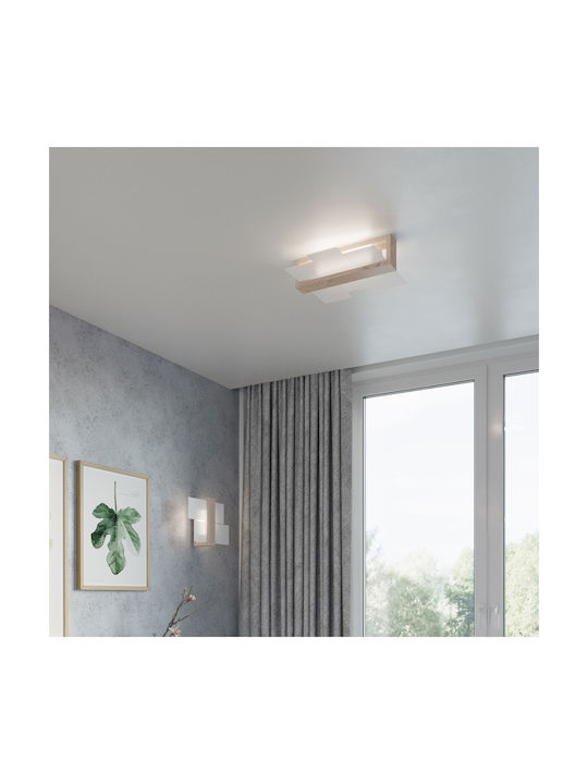 Sollux Feniks Ceiling Mount Light 50cm Beige with Socket E27
