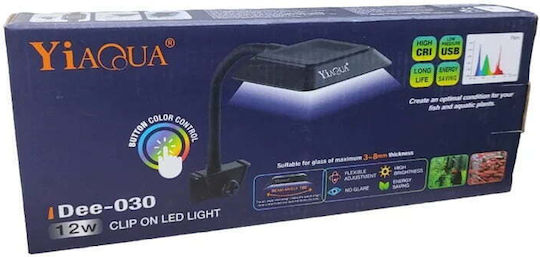 Yiaqua Lamp Led Lamp for Aquarium Lighting 12W