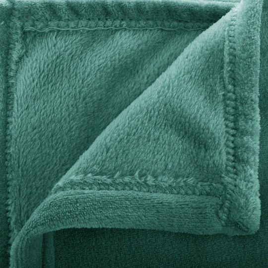 Decken & Couchdecken Sesselüberwurf Fleece 130x180cm Grünes