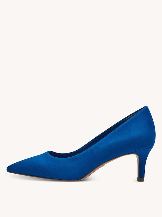 Tamaris Synthetic Leather Blue Medium Heels