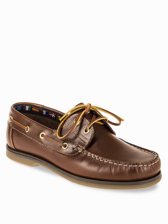 America Men's Piele Mocasini Maro