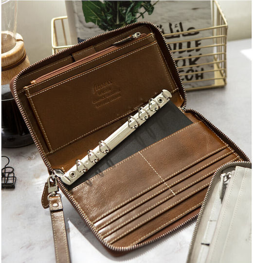 Filofax Personal Σημειωματάριο Ριγέ Κίτρινο
