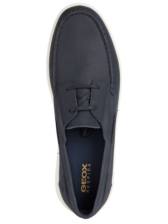 U Avola Men's Moccasins Blue